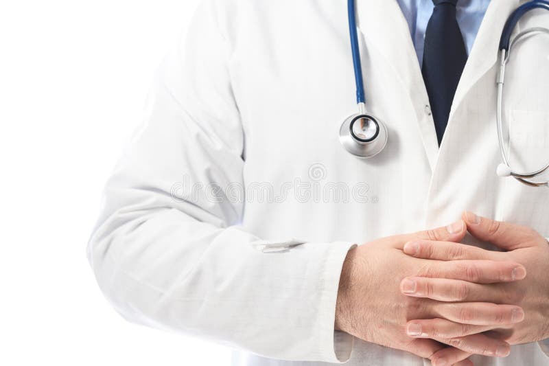 Confident Doctor Posing with Hands Crossed on White Isolated Background,  Medical Advice and Health Insurance Concept. Stock Image - Image of coat,  expertise: 182072461