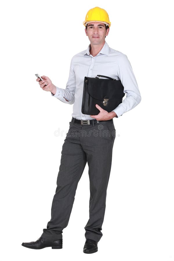 Confident entrepreneur stock photography