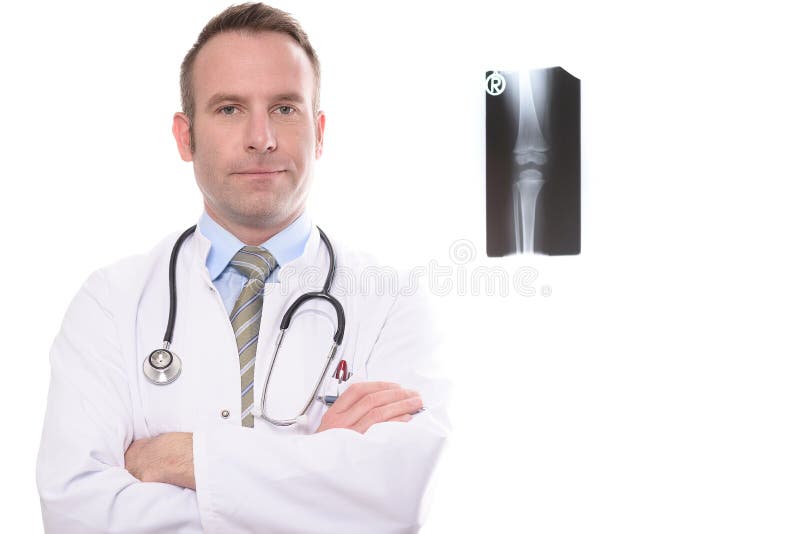 Confident male physician with folded arms royalty free stock photo Confident male physician with folded arms royalty free stock photo