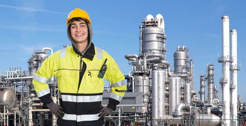 Confident Petrochemical Engineer Stock Image - Image of coat, chemical:  28703451