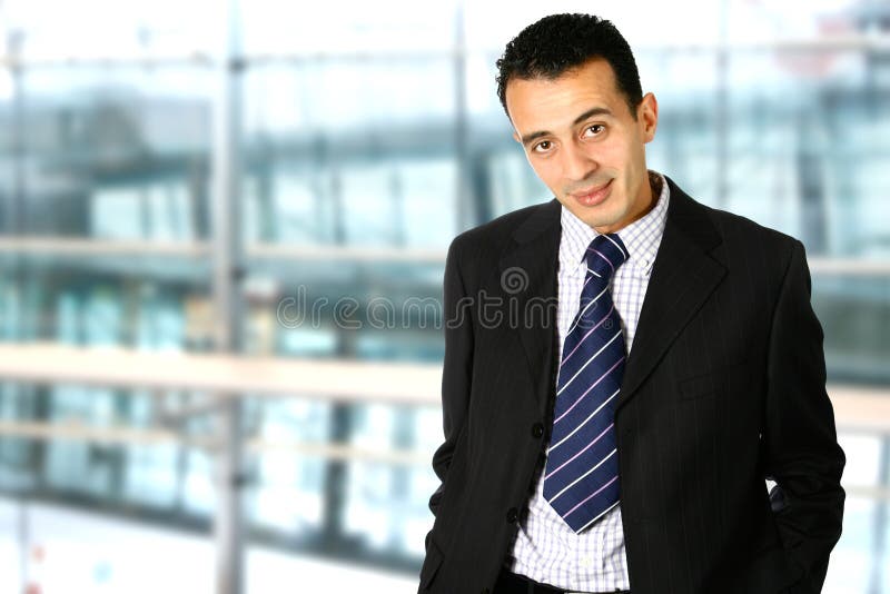 Tânăr om de afaceri încrezător stock photography