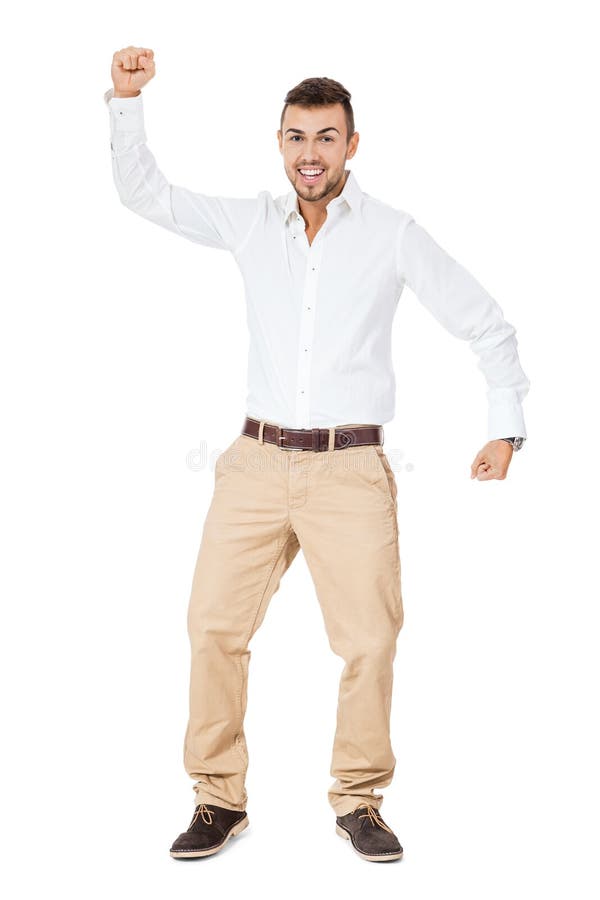 Confident Young Man with His Hand in His Pocket Stock Image - Image of ...
