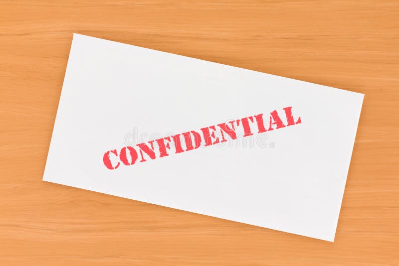 Confidential Envelope Stock Photography Image 23792512