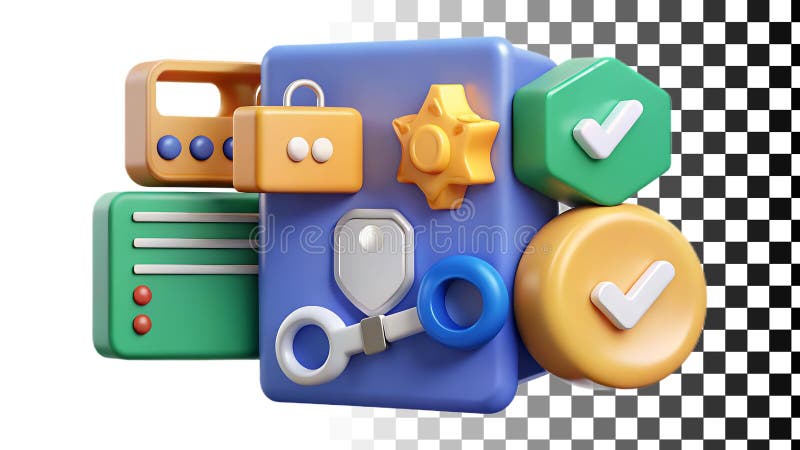 Configurarea pictogramei uneltelor de pescuit și simbolul opțiunilor de sistem png imagine transparentă AI generativ stock illustration