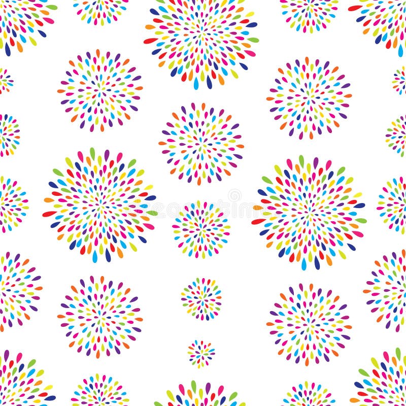 Configuration abstraite Ornement de cercle de tache de feu d'artifice illustration libre de droits Configuration abstraite Ornement de cercle de tache de feu d'artifice illustration libre de droits