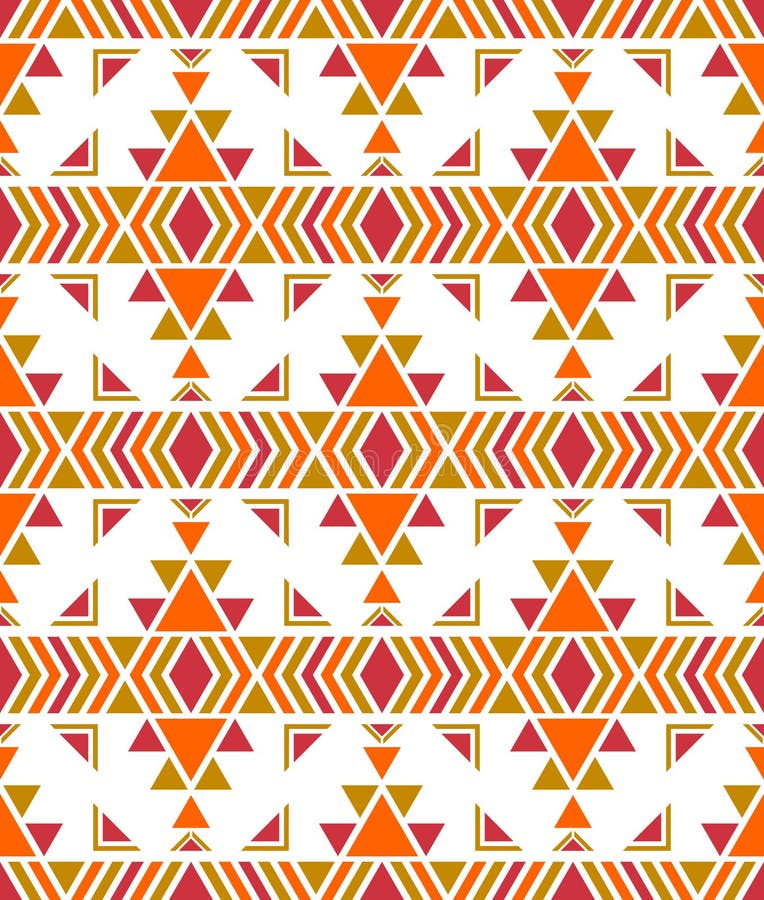 Configuration américaine Ornement sans joint géométrique illustration stock Configuration américaine Ornement sans joint géométrique illustration stock