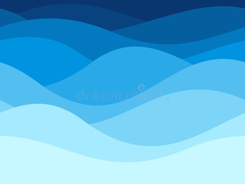 Configuration d'ondes bleue Vague de lac summer, fond sans couture de vecteur abstrait d'écoulement d'eau Configuration d'ondes bleue Vague de lac summer, fond sans couture de vecteur abstrait d'écoulement d'eau