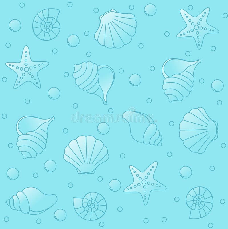 Ocean life, marine life seamless pattern/ wallpaper. Underwater world. Ocean life, marine life seamless pattern/ wallpaper. Underwater world