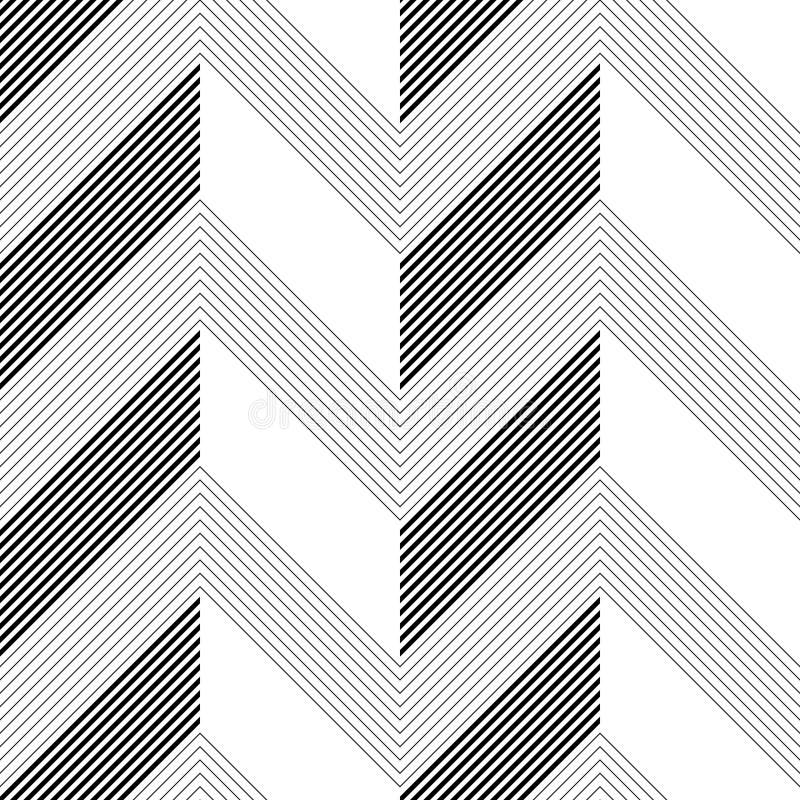 Configuration de zigzag sans joint illustration stock