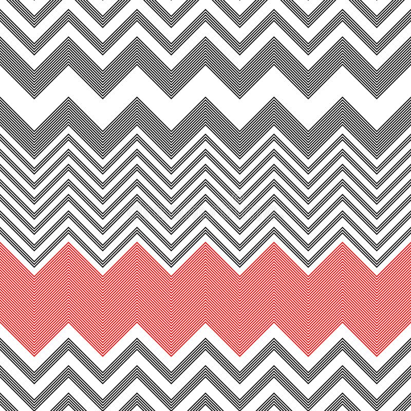 Configuration de zigzag sans joint illustration stock