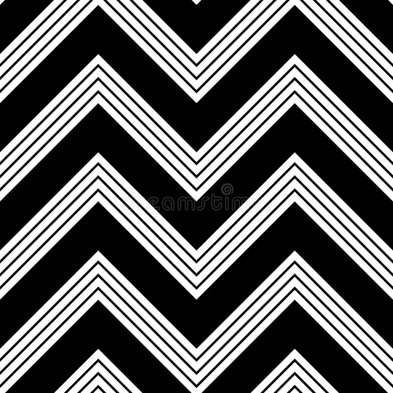 Configuration de zigzag sans joint illustration de vecteur