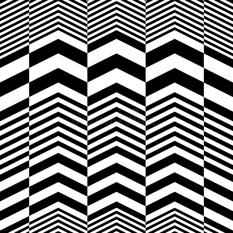 Motif Zigzag Sans Couture illustration stock
