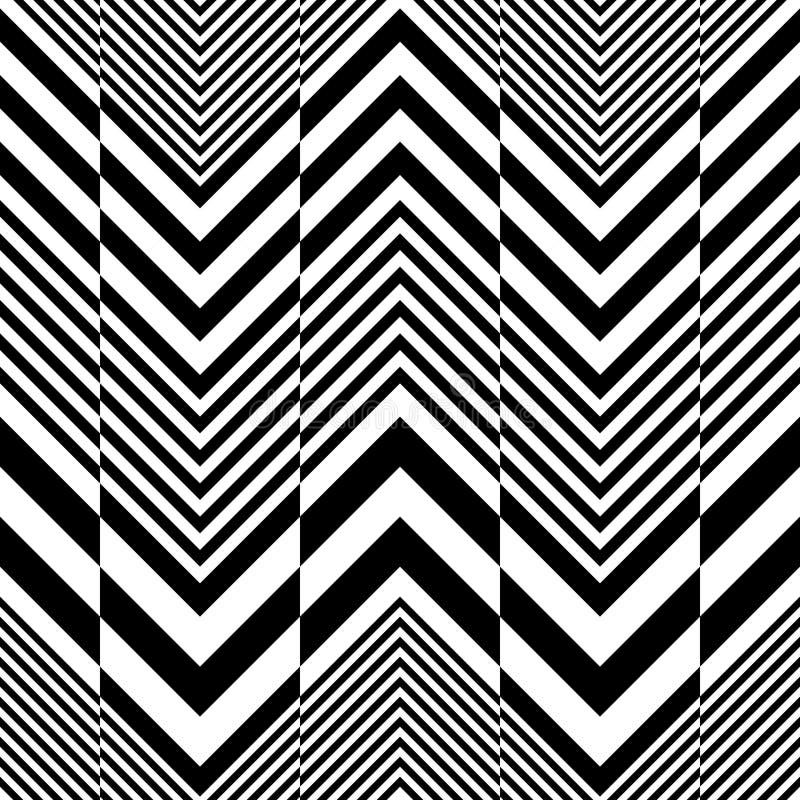 Configuration de zigzag sans joint illustration stock