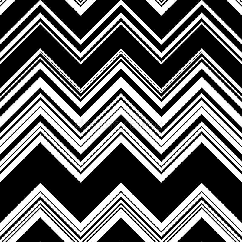 Configuration de zigzag sans joint illustration stock