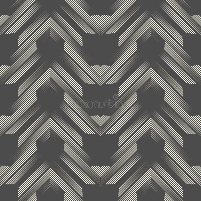 Configuration de zigzag sans joint Fond aztèque abstrait illustration libre de droits