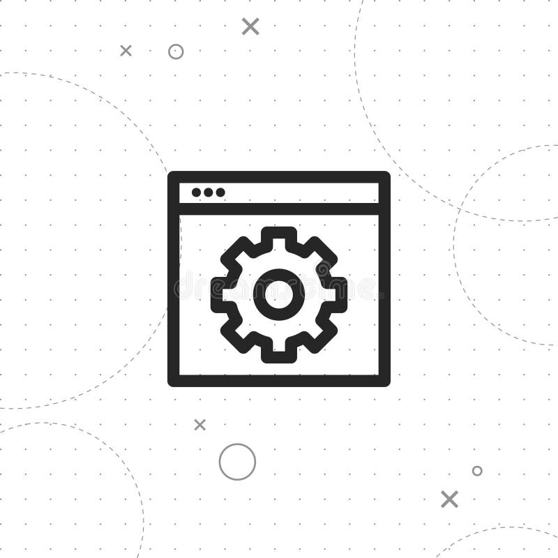 Configuration file icon royalty free illustration Configuration file icon royalty free illustration