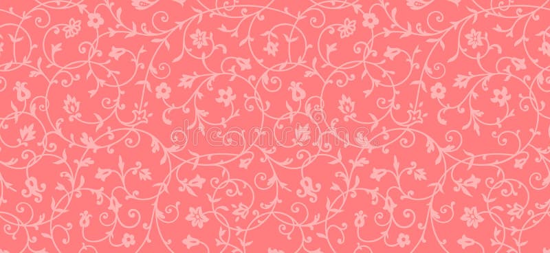 Configuration florale de cru Ornement riche, modèle de style ancien illustration libre de droits