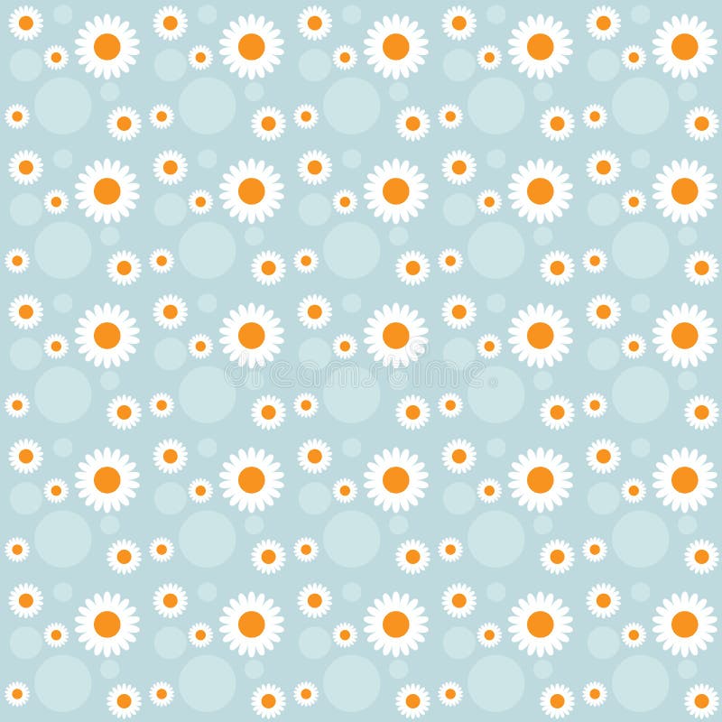 Configuration florale de marguerite illustration stock Configuration florale de marguerite illustration stock