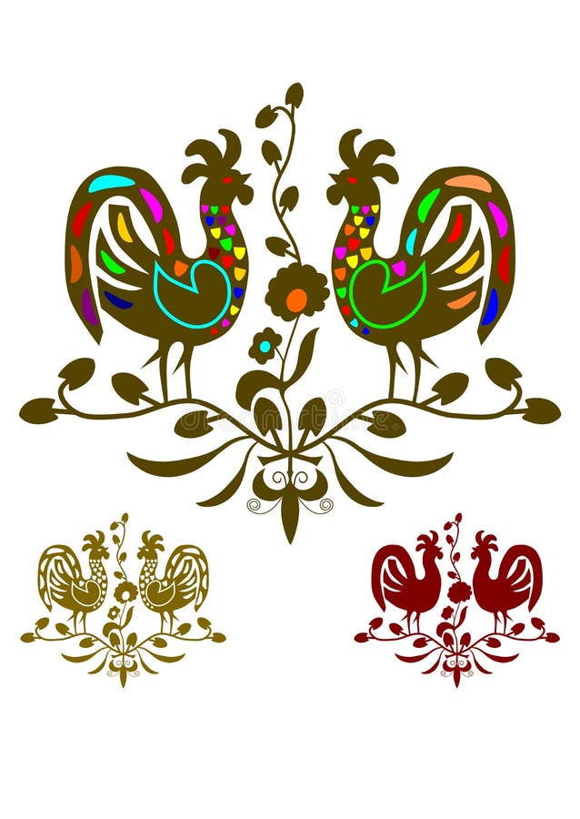 Configuration folklorique illustration stock Configuration folklorique illustration stock