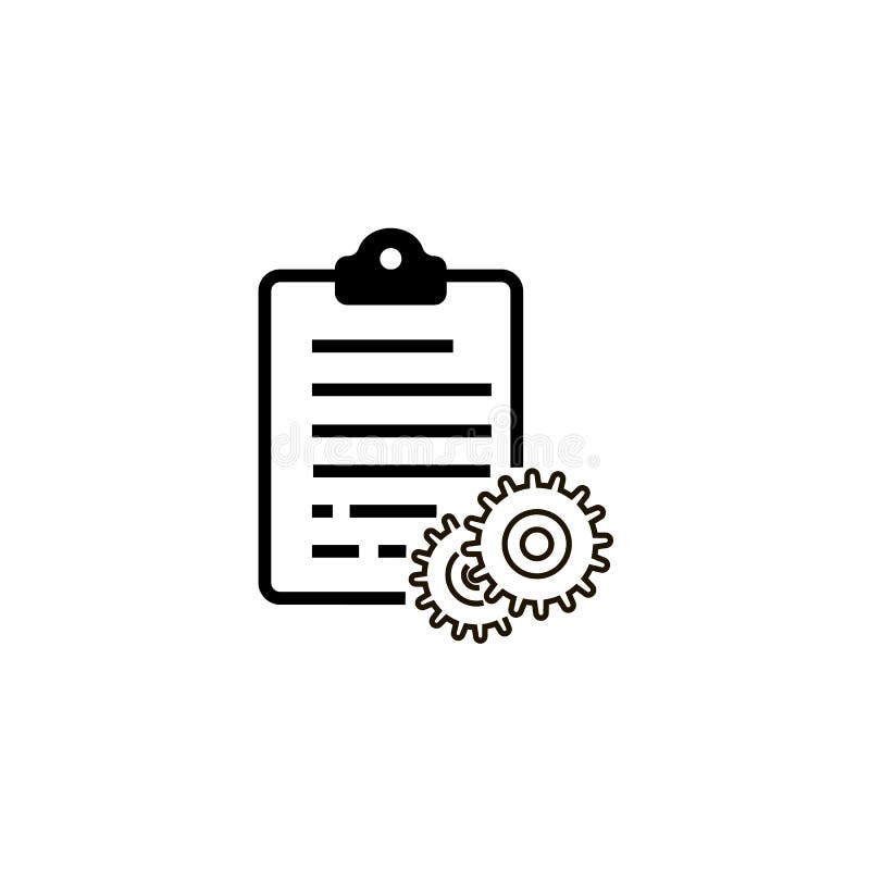 Configuration list vector icon vector illustration Configuration list vector icon vector illustration