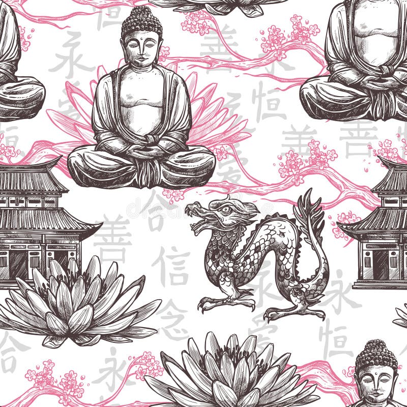 Configuration sans joint asiatique illustration libre de droits Configuration sans joint asiatique illustration libre de droits
