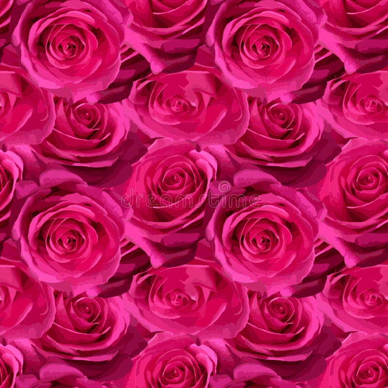 Configuration sans joint avec des roses illustration libre de droits Configuration sans joint avec des roses illustration libre de droits