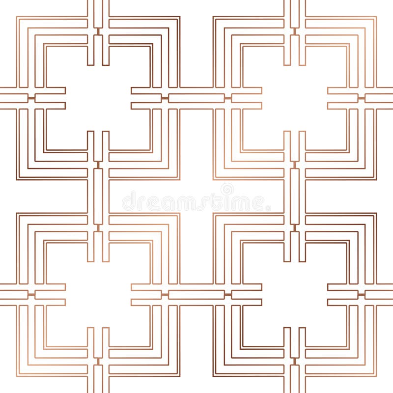 Configuration sans joint d'art déco illustration de vecteur Configuration sans joint d'art déco illustration de vecteur