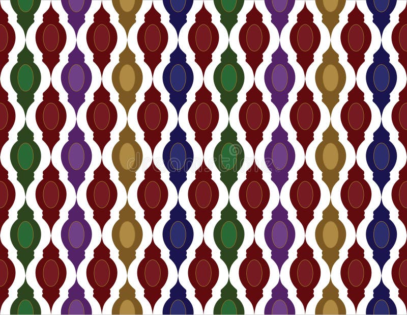 Configuration sans joint d'ornement illustration de vecteur Configuration sans joint d'ornement illustration de vecteur