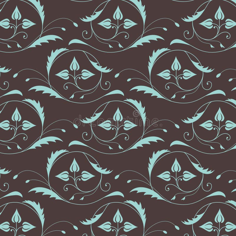 Configuration sans joint de cru dans des couleurs bleues-brunes illustration libre de droits Configuration sans joint de cru dans des couleurs bleues-brunes illustration libre de droits