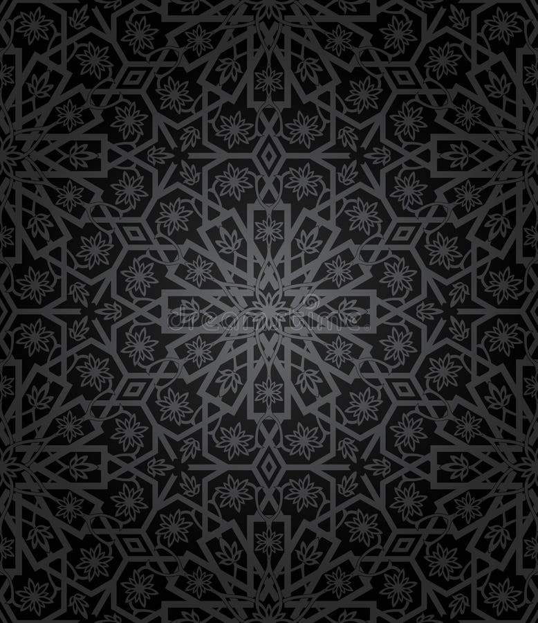 Motif décoratif sans couture illustration stock