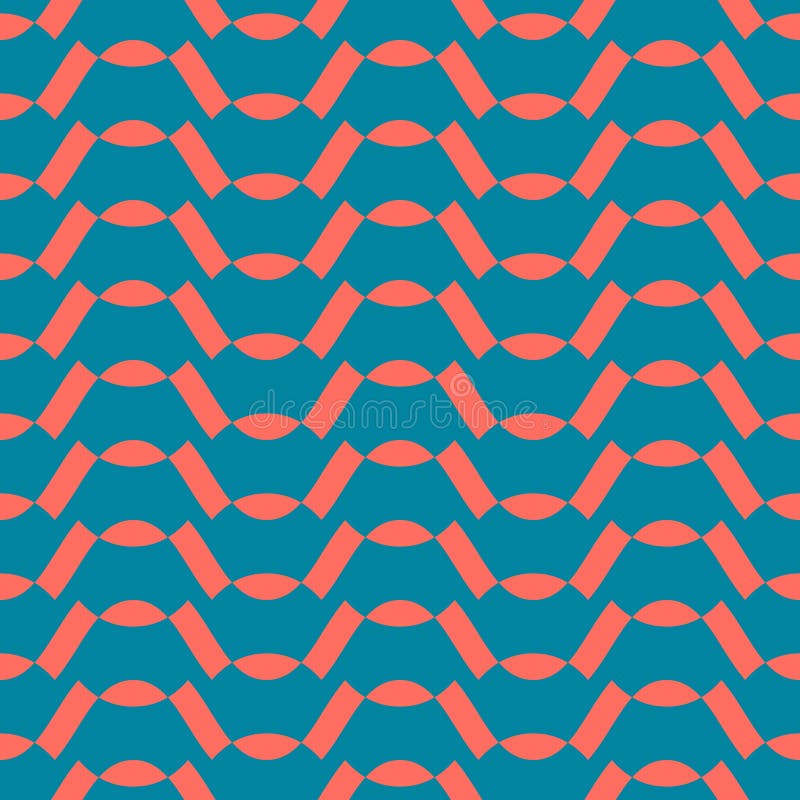 Configuration sans joint g?om?trique abstraite de vecteur Vert de turquoise et couleur de corail illustration de vecteur Configuration sans joint g?om?trique abstraite de vecteur Vert de turquoise et couleur de corail illustration de vecteur
