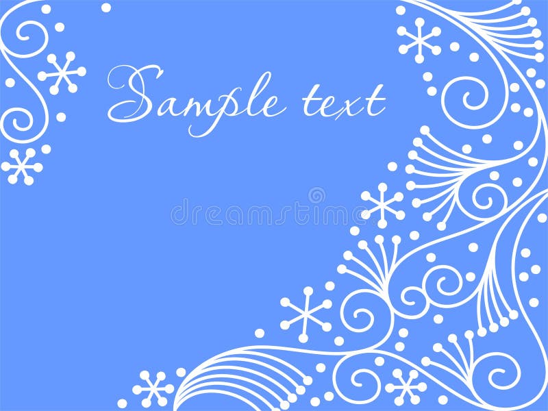 Motifs d'hiver abstraits illustration libre de droits