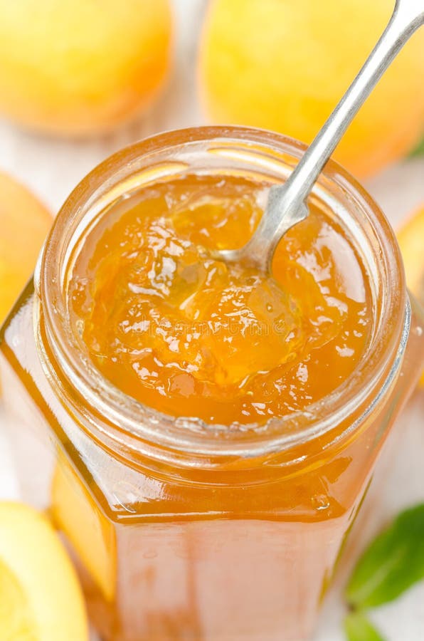 Tarte De Confiture D'oranges D'abricot Image stock Image du