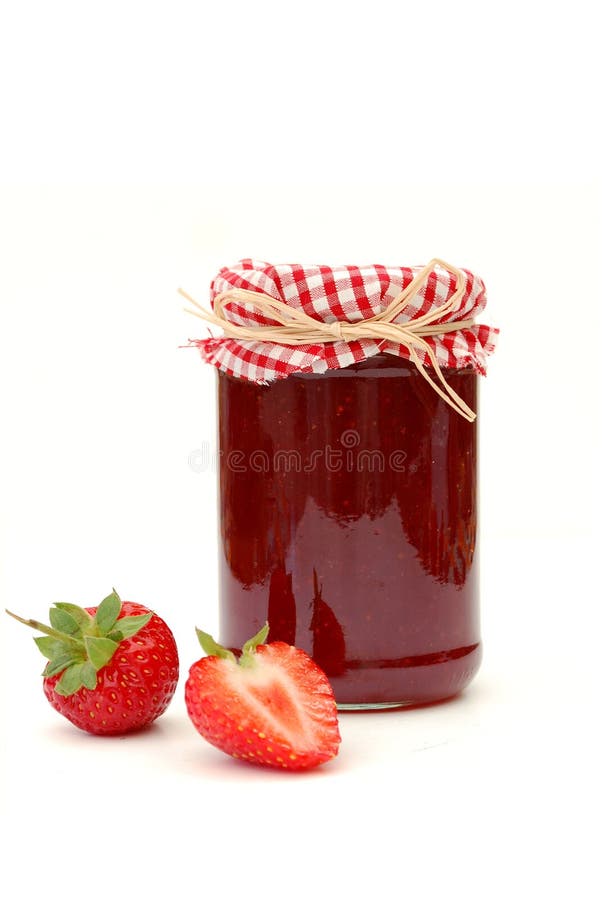 Confiture de fraise image stock. Image du homemade, préservé 15916801