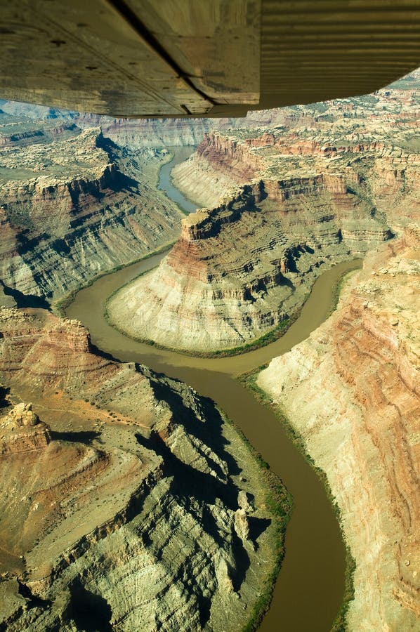 Confluence of green and colorado river