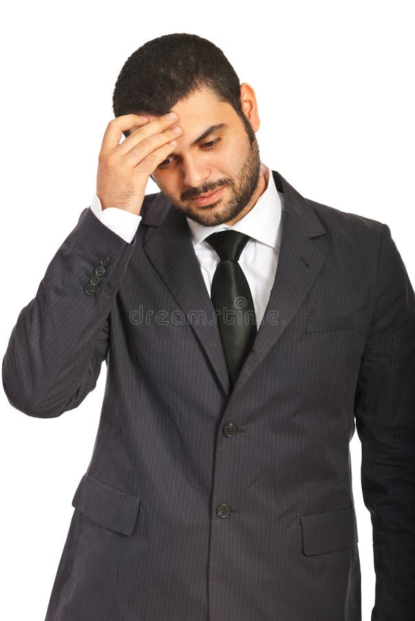 Young Business Man is Confused Stock Image - Image of expression, doubt ...