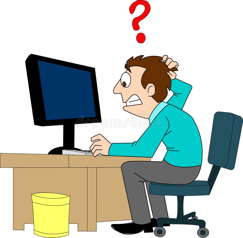 Computer Confused Stock Illustrations â€“ 2,158 Computer Confused Stock  Illustrations, Vectors & Clipart - Dreamstime