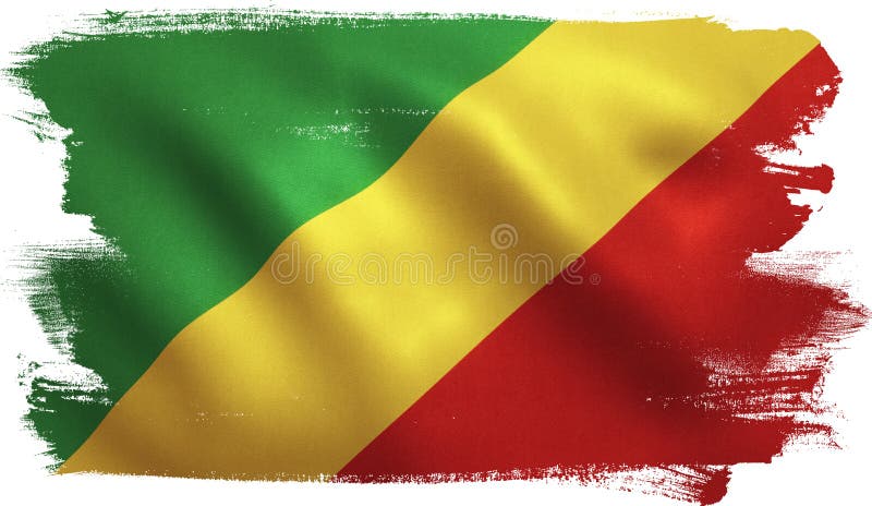 Congo Flag vector illustration