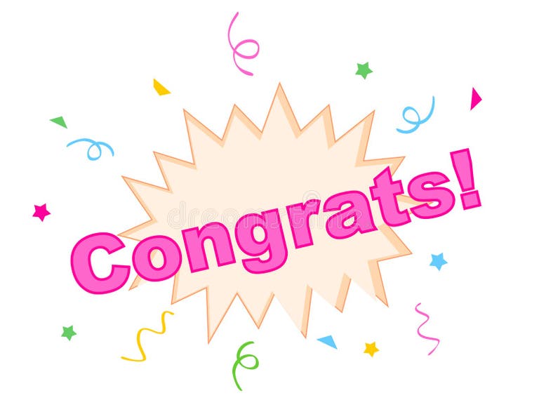 Pink Confetti Congrats Stock Illustrations 735 Pink Confetti Congrats