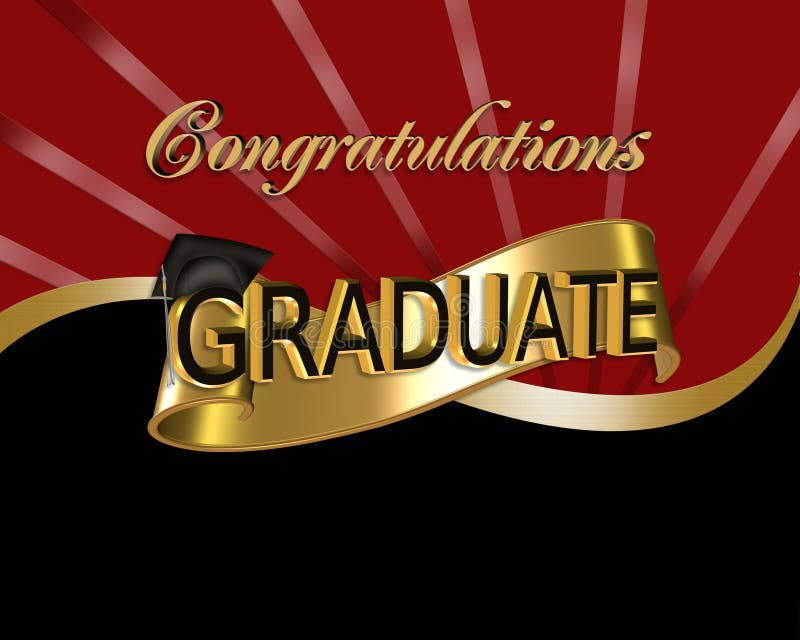 Congratulations Graduate royalty free illustration Congratulations Graduate royalty free illustration
