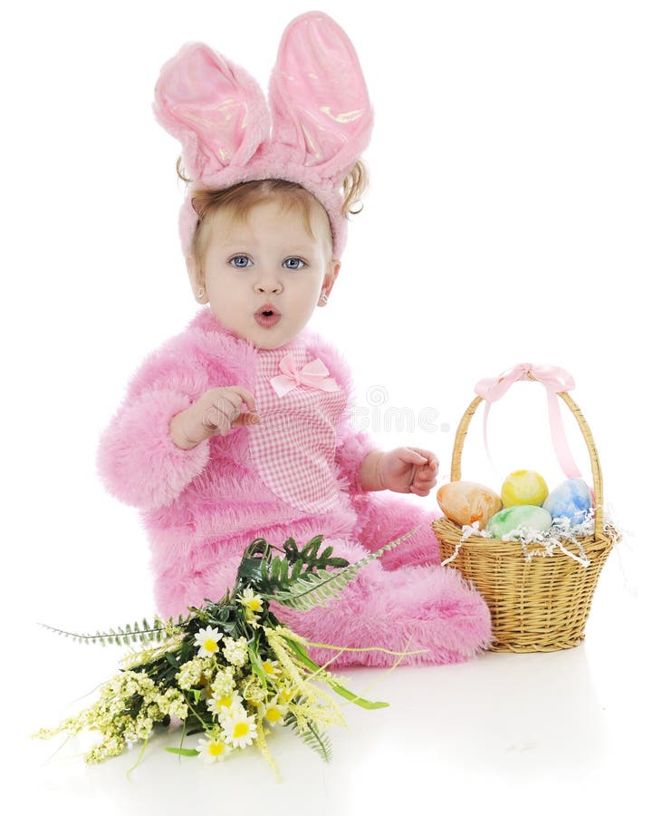 Coniglietto di pasqua di fischio fotografia stock Coniglietto di pasqua di fischio fotografia stock