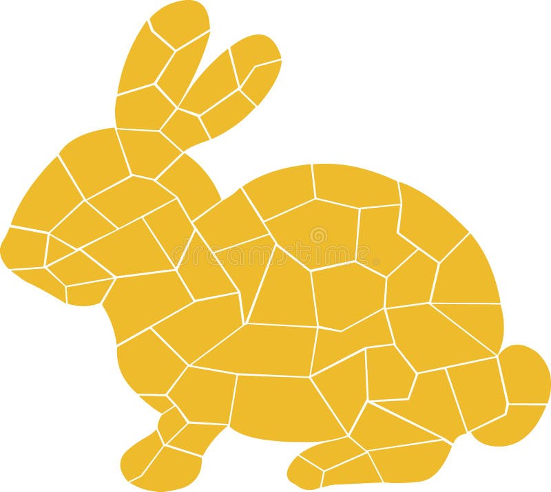 Coniglio giallo Gli elementi differenti fanno la grande immagine royalty illustrazione gratis Coniglio giallo Gli elementi differenti fanno la grande immagine royalty illustrazione gratis