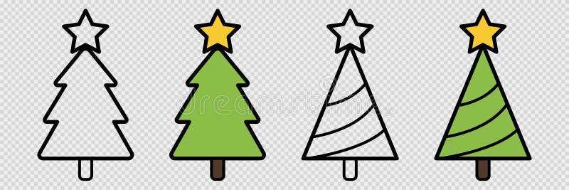 Conjunto De árboles De Navidad. árbol De Dibujos Animados Transparente Y Relleno. Decoración De Esquema Y Navidad De Color. Símbol Ilustración del Vector - Ilustración de moderno, nuevo: 200961151 Conjunto De árboles De Navidad. árbol De Dibujos Animados Transparente Y Relleno. Decoración De Esquema Y Navidad De Color. Símbol Ilustración del Vector - Ilustración de moderno, nuevo: 200961151