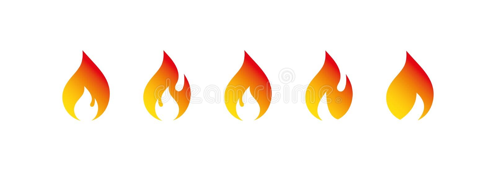 Logotipo Ou ícone Preto Da Chama Do Fogo Ilustração do Vetor - Ilustração  de quente, vermelho: 131881644