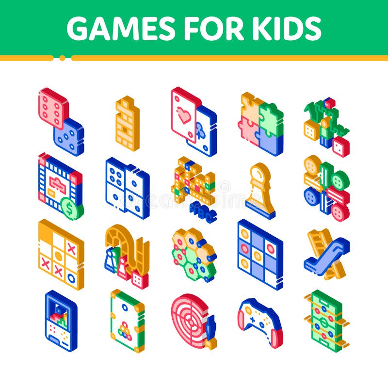 Jogos Interativos Para Crianças Vector Conjunto De ícones De Linha Fina PNG  , Jogos, Interativo, Crianças Imagem PNG e Vetor Para Download Gratuito