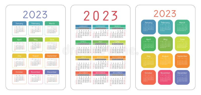 Calendário 2023 Modelo De Design De Parede Quadrado Vetorial Ou De