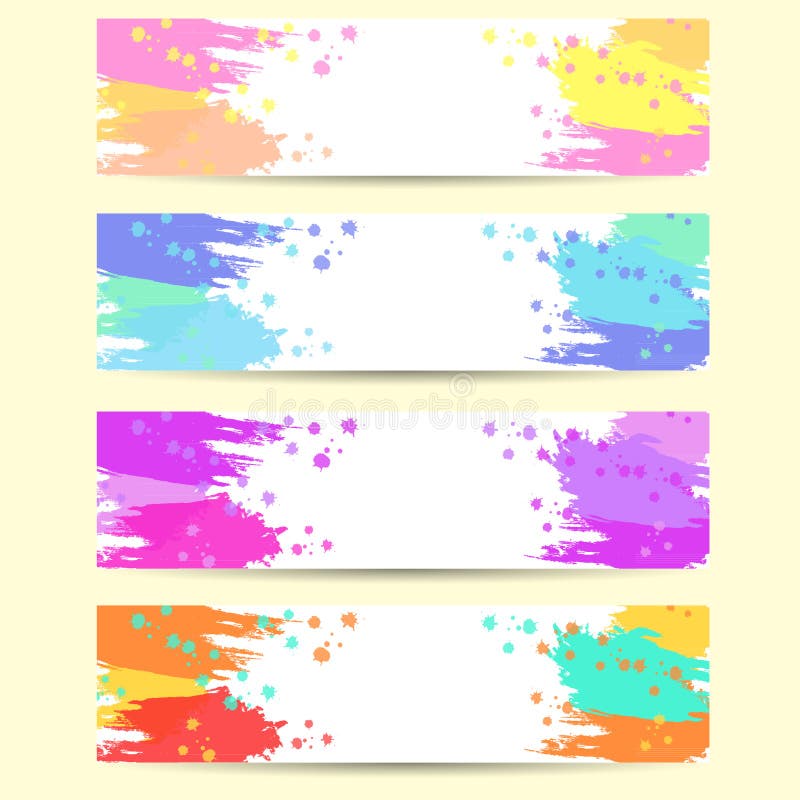 Conjunto de banderas abstractas libre illustration Conjunto de banderas abstractas libre illustration
