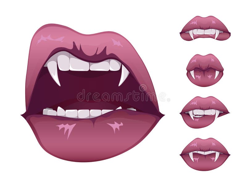 dentes de vampiro - Desenho de katherina_petrova - Gartic