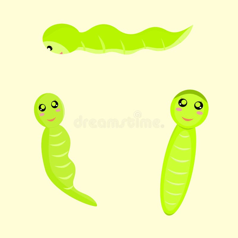 Conjunto de desenhos animados do worm projeta ilustração abstrata do vetor de fundo ilustração royalty free Conjunto de desenhos animados do worm projeta ilustração abstrata do vetor de fundo ilustração royalty free