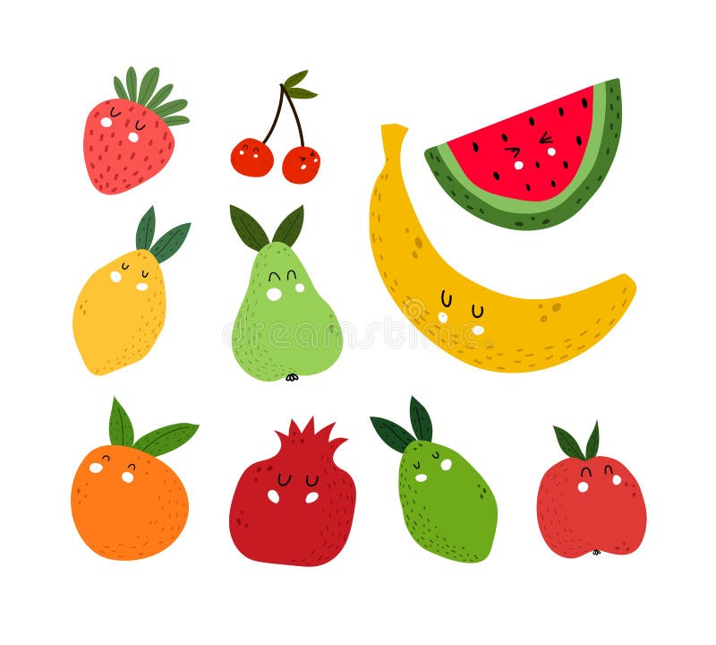 Niños De Dibujos Animados Verduras Y Frutas Florales Bebé 